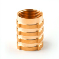 Factory Direct Sale Brass Threaded Insert Nut Knurled Nuts